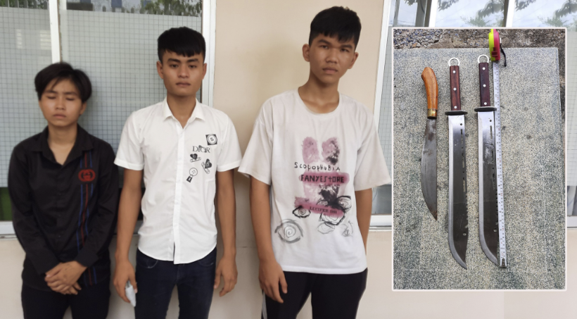 Tây Ninh: Bắt 3 thanh niên chém trọng thương người đi đường
